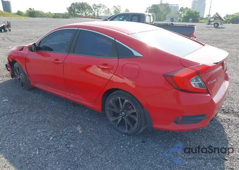 2020 Honda Civic Sport из США, поврежденный, VIN 2HGFC2F86LH555269